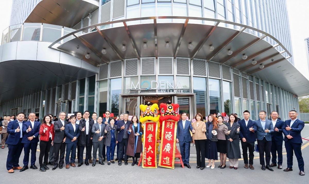 Grand opening of Modena by Fraser Shenzhen with lion dance