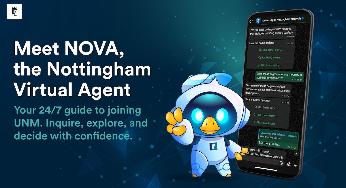 University of Nottingham Malaysia rolls out AI agent for student recruitment
