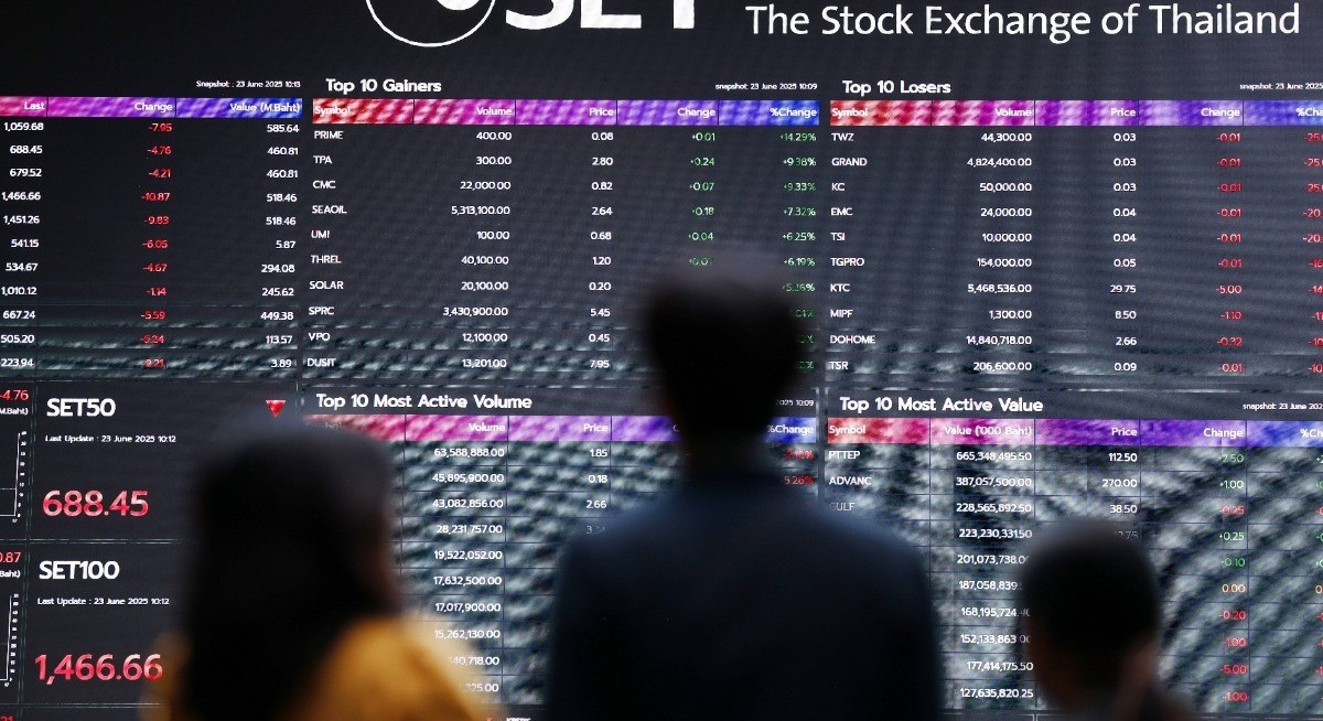 Thai stocks extend Middle East-spurred losses as trading resumes