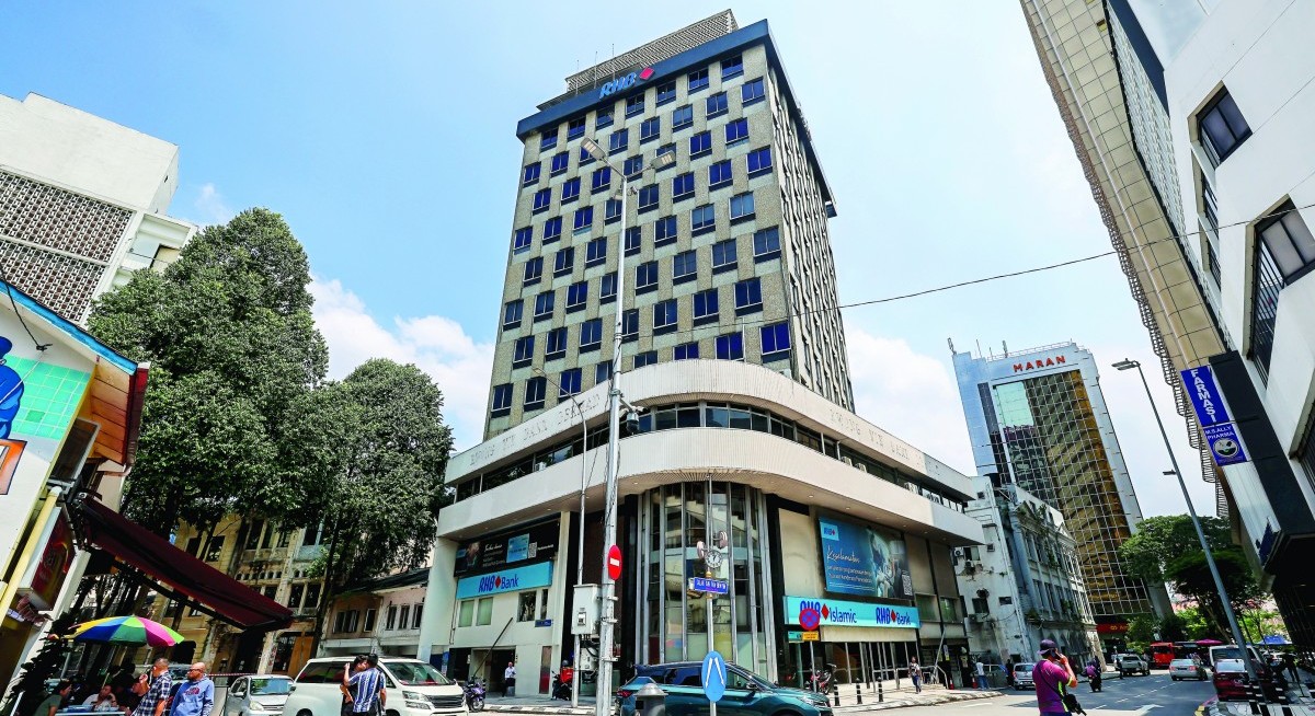 Historic RHB building on Jalan Tun H S Lee listed for RM30 mil