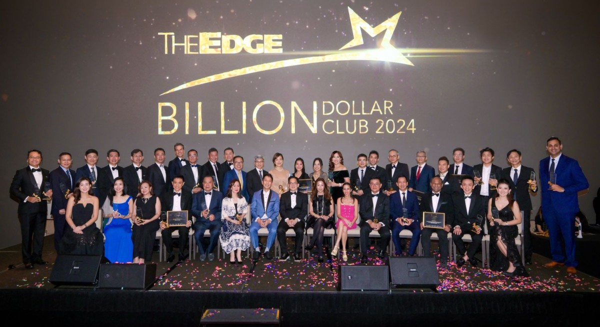 The Edge Singapore unveils winners of 2024 Billion Dollar Club
