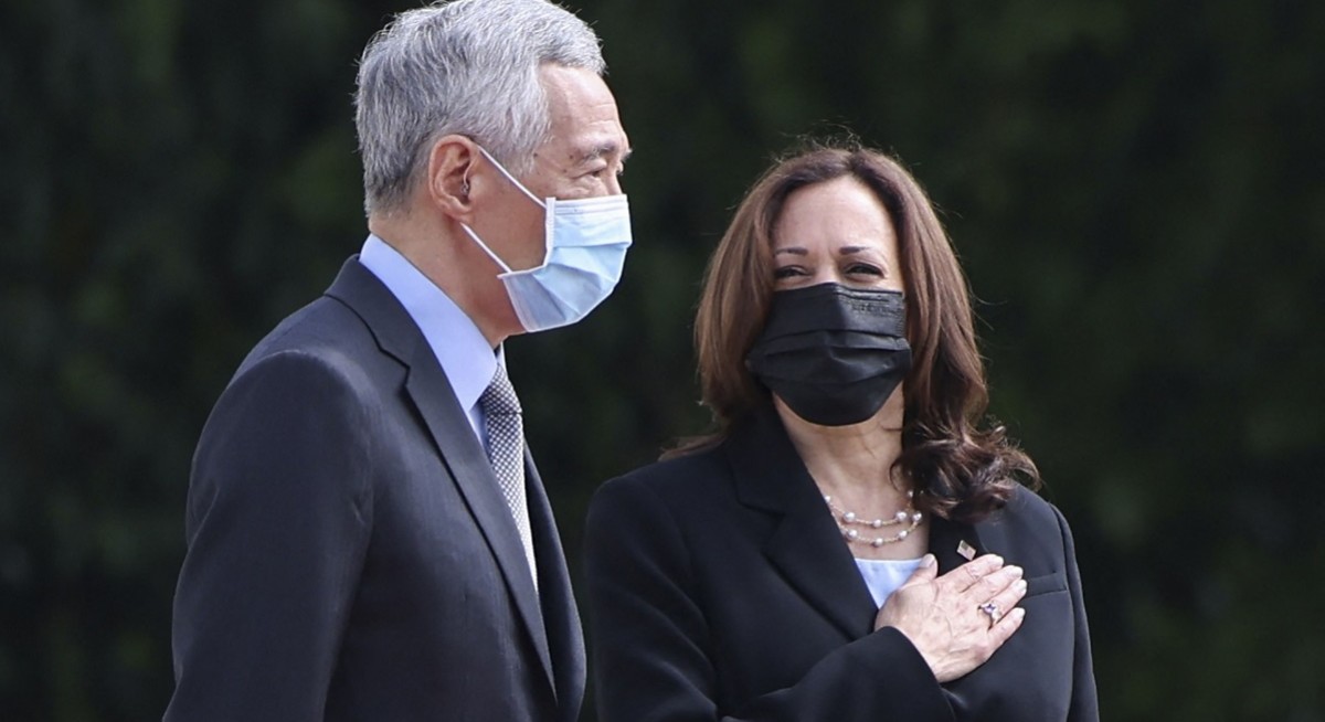 Harris looks to assure US allies over chaotic Afghan exit