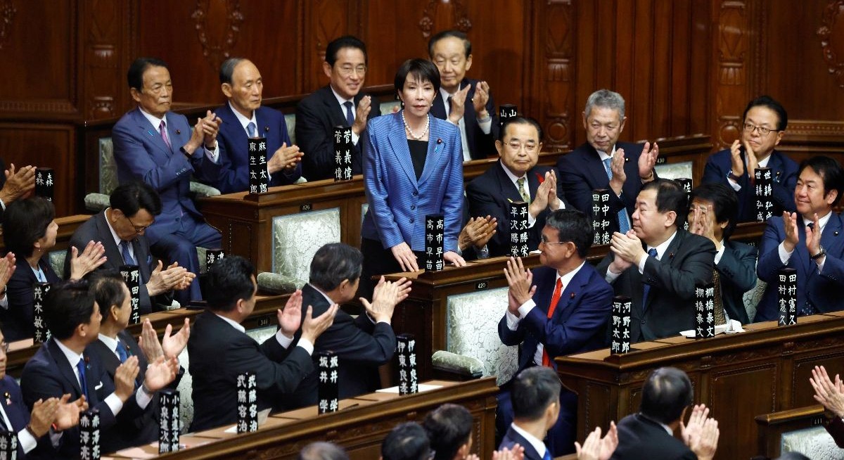 Japan’s Takaichi wins key vote to become its first female PM