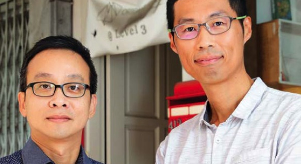 Wong Seak Eng (left) and Kevin Tok