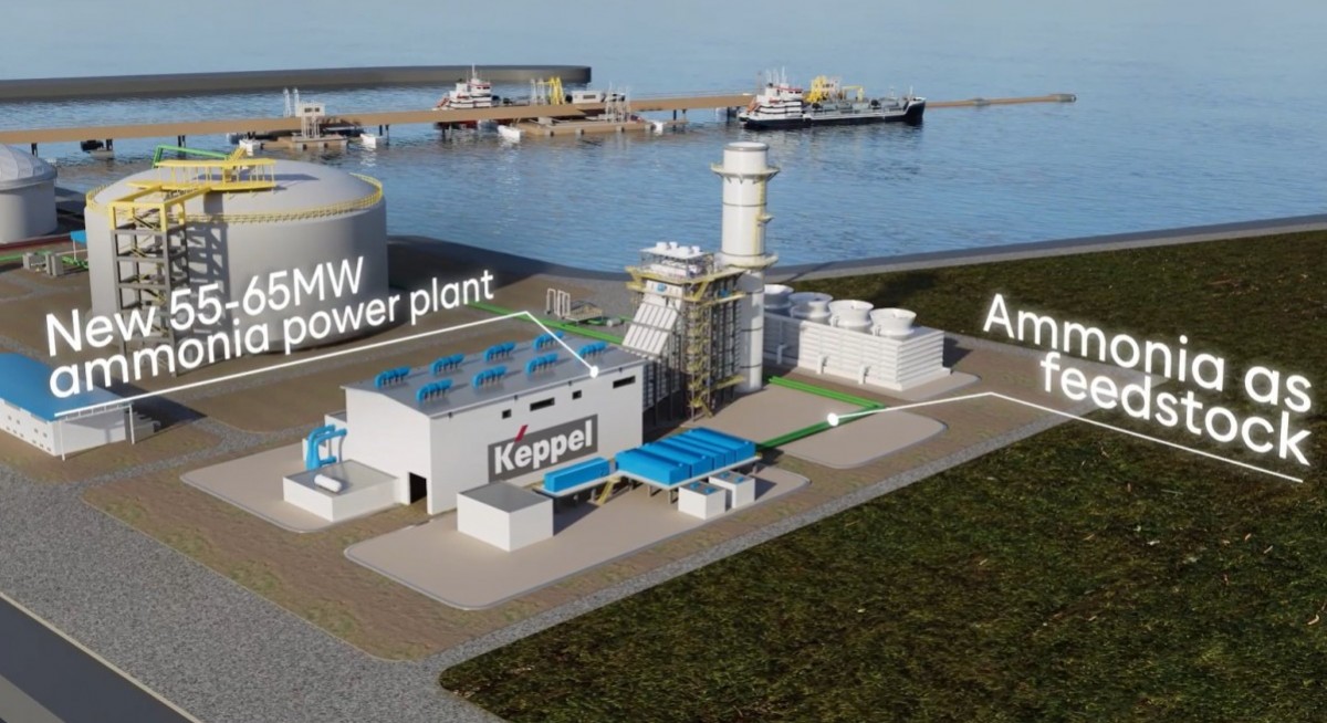 Keppel-led consortium undertakes next phase of study for 55-65 MW ammonia power plant
