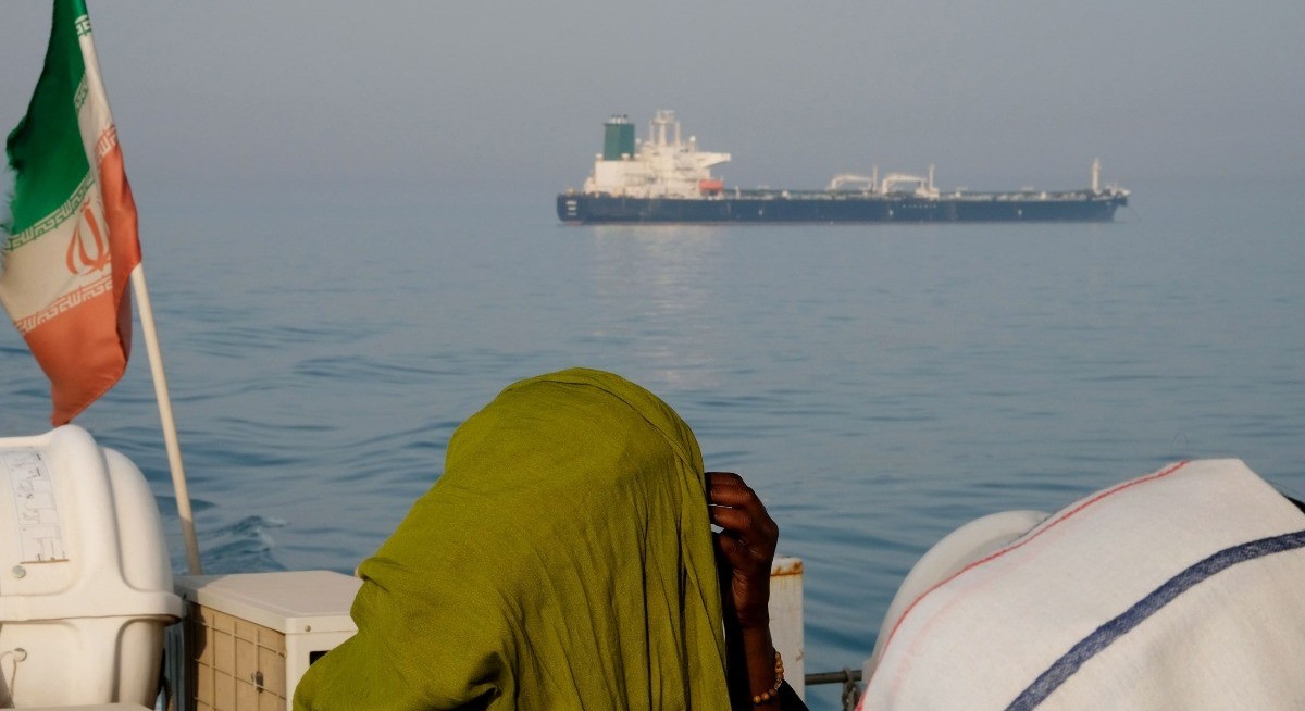 US-flagged oil tanker hailed by small armed ships in Hormuz