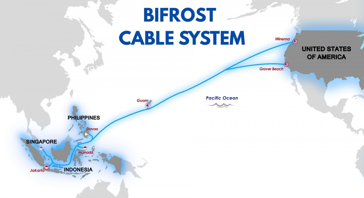 Keppel’s Singapore-US subsea cable Bifrost 'ready for service', will carry commercial traffic in coming weeks