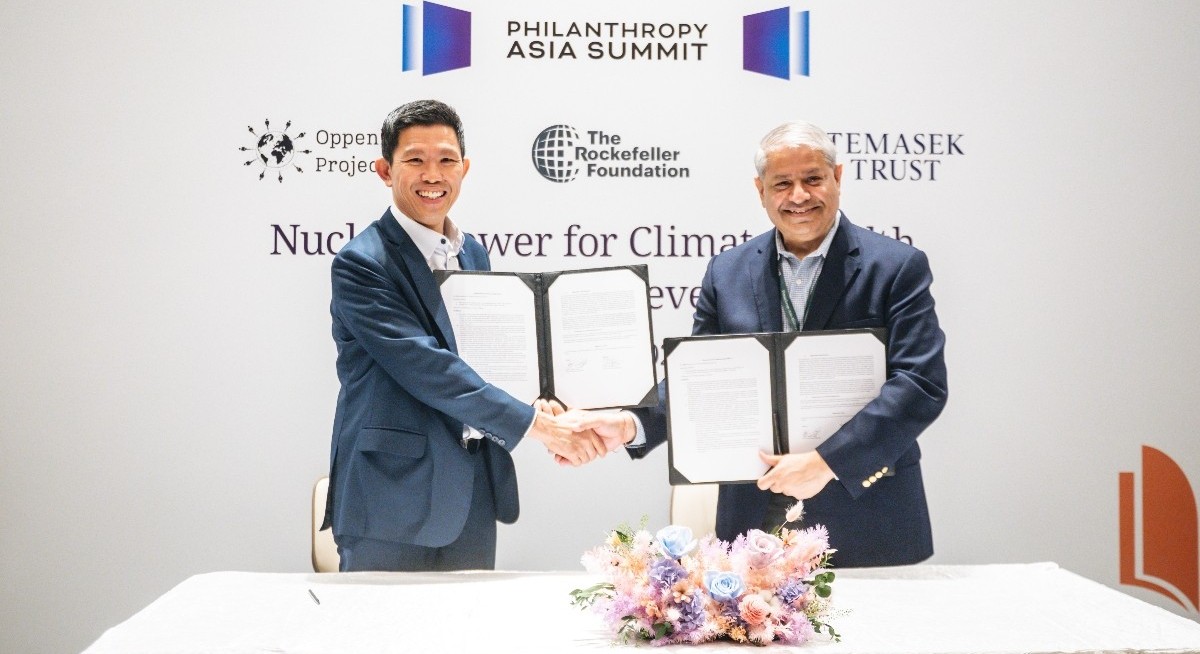 The Rockefeller Foundation and Temasek Trust announce Global Coalition for Nuclear Philanthropy