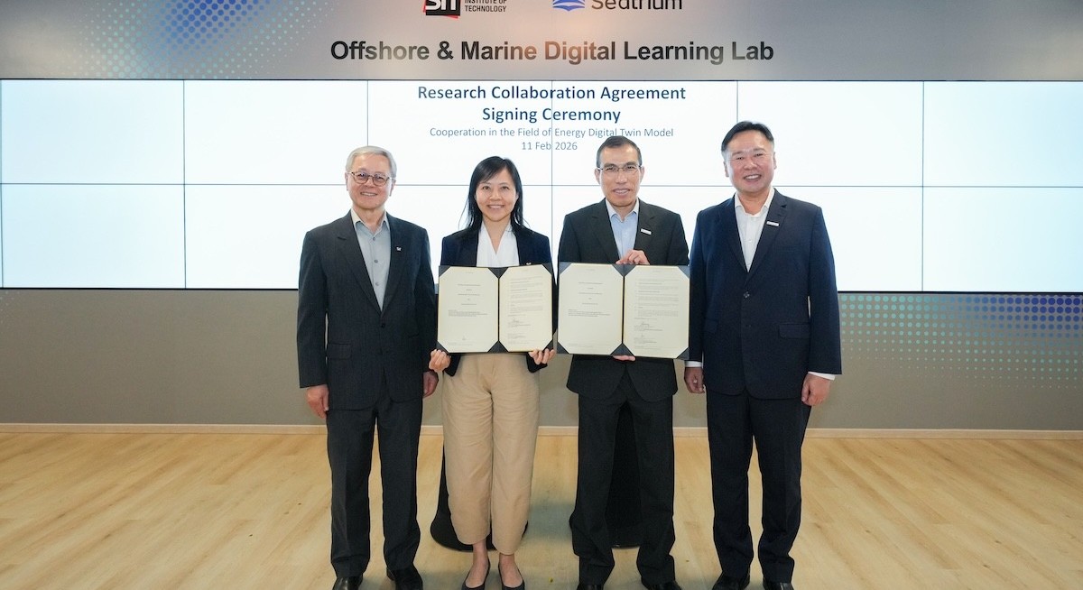 New SIT-Seatrium lab pushes AI, digital twins for offshore and marine sector