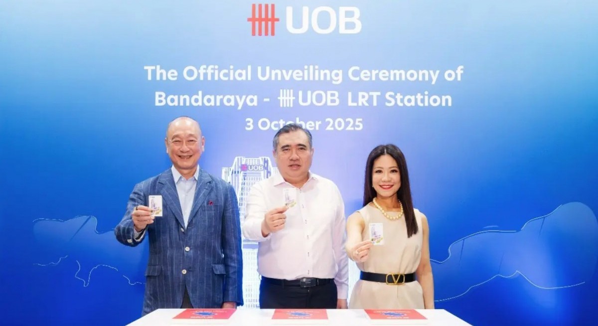 UOB Malaysia rebrands Bandaraya LRT station to Bandaraya-UOB after landing naming rights from Prasarana