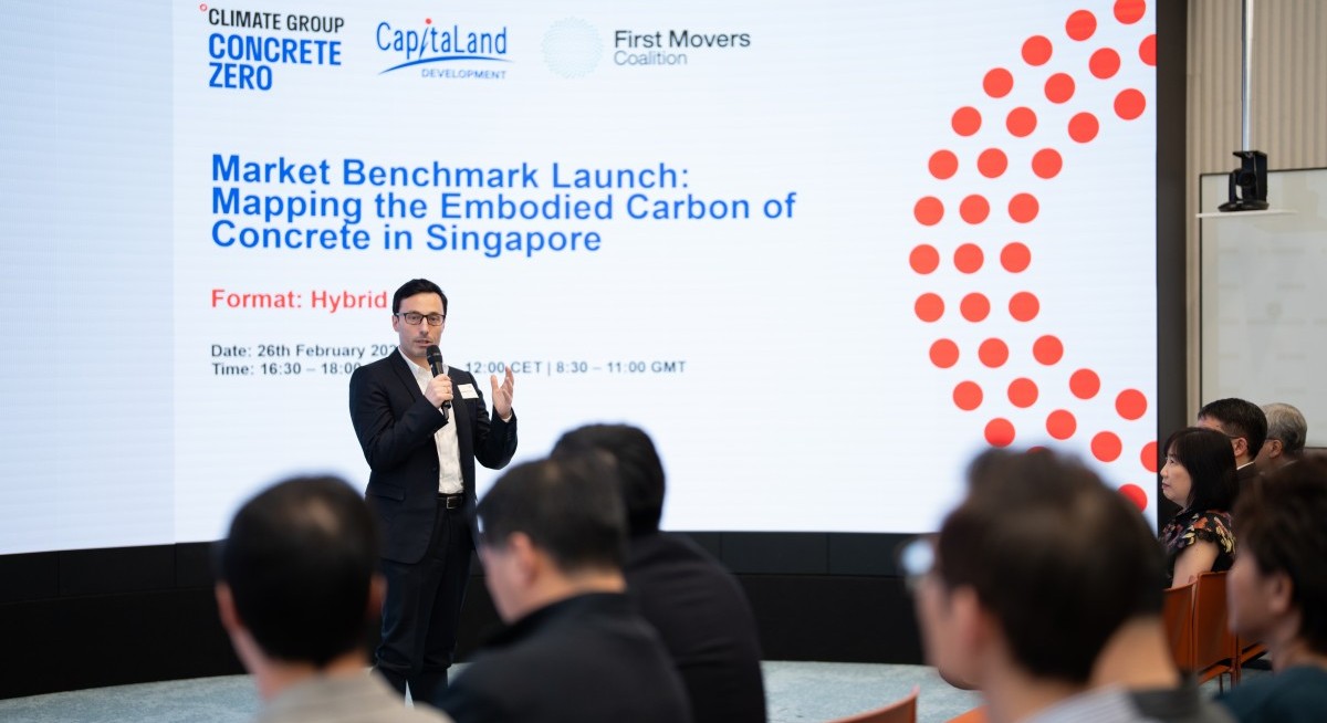 CapitaLand Development, ConcreteZero launch S’pore’s first market-wide carbon benchmark for concrete