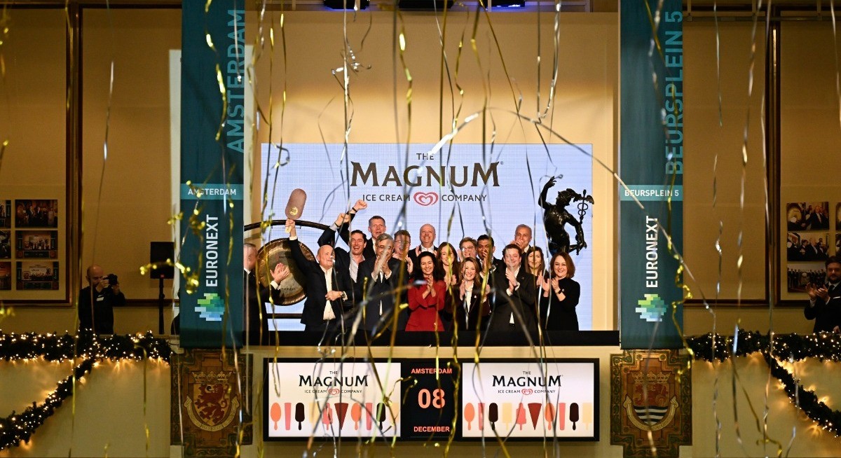 Unilever’s ice cream spinoff Magnum opens below reference price