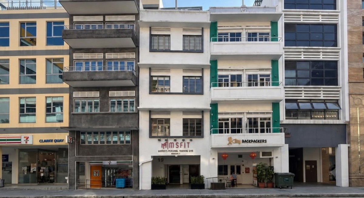 Adjoining pair of shophouses on Hongkong Street for sale at $42 mil