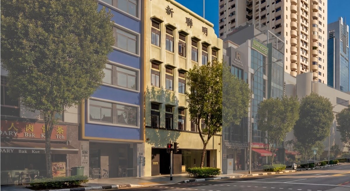 Refurbished four-storey conservation building at 38 South Bridge Road for sale at $38 mil