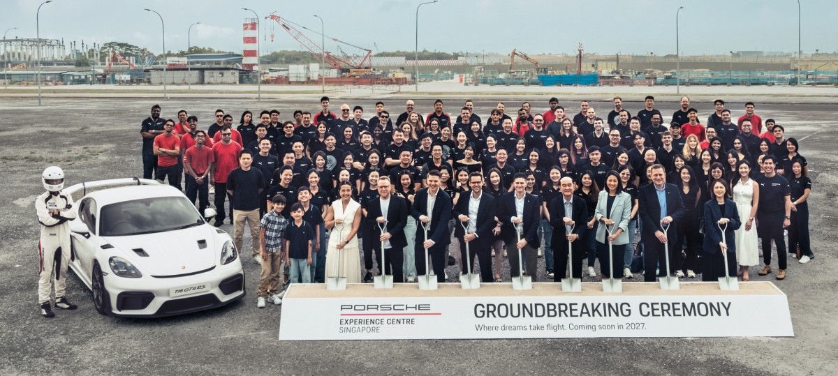 Porsche Asia Pacific breaks ground for the Porsche Experience Centre Singapore - THE EDGE SINGAPORE